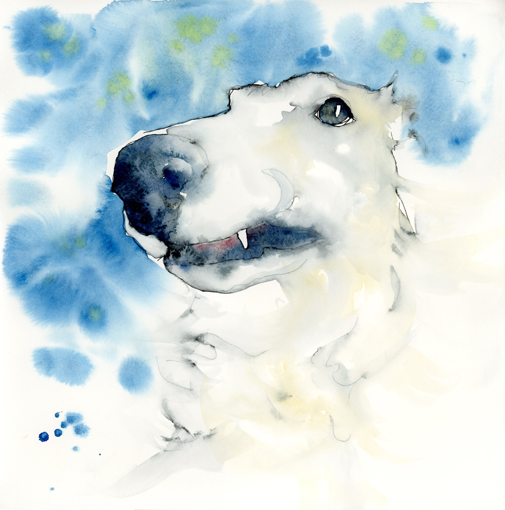 dog painting