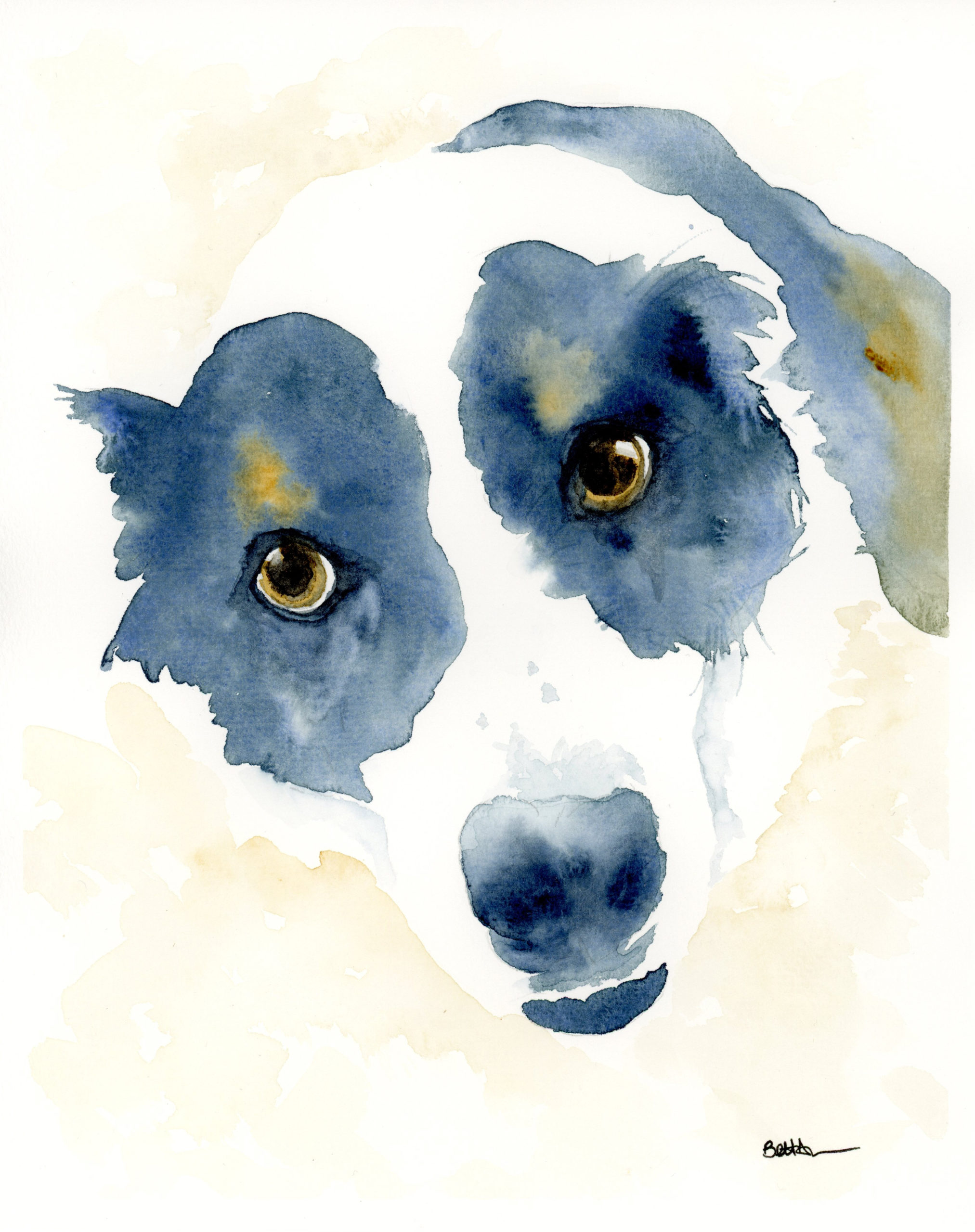 dog painting