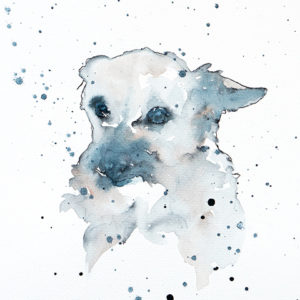 dog watercolour