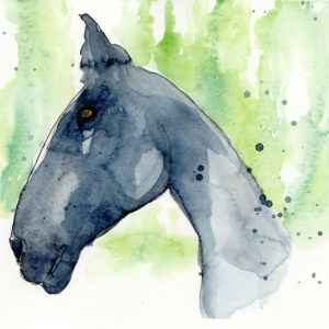 horse painting