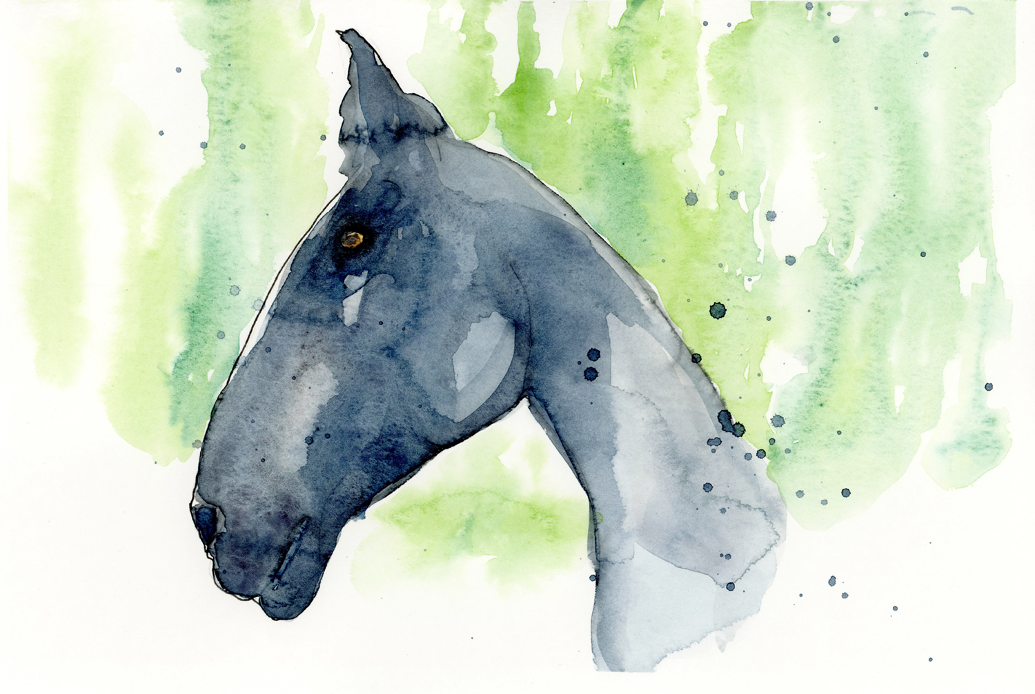 horse painting