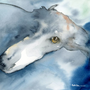 painting of dog