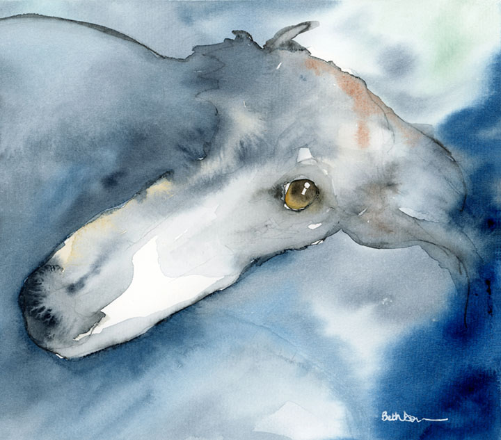 painting of dog