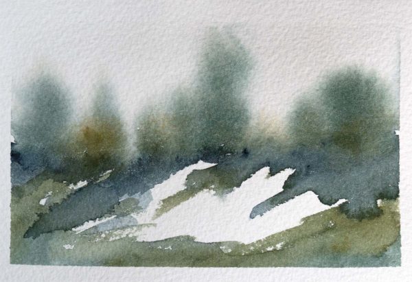 landscape watercolour