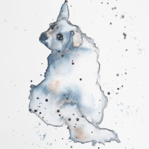 dog watercolour